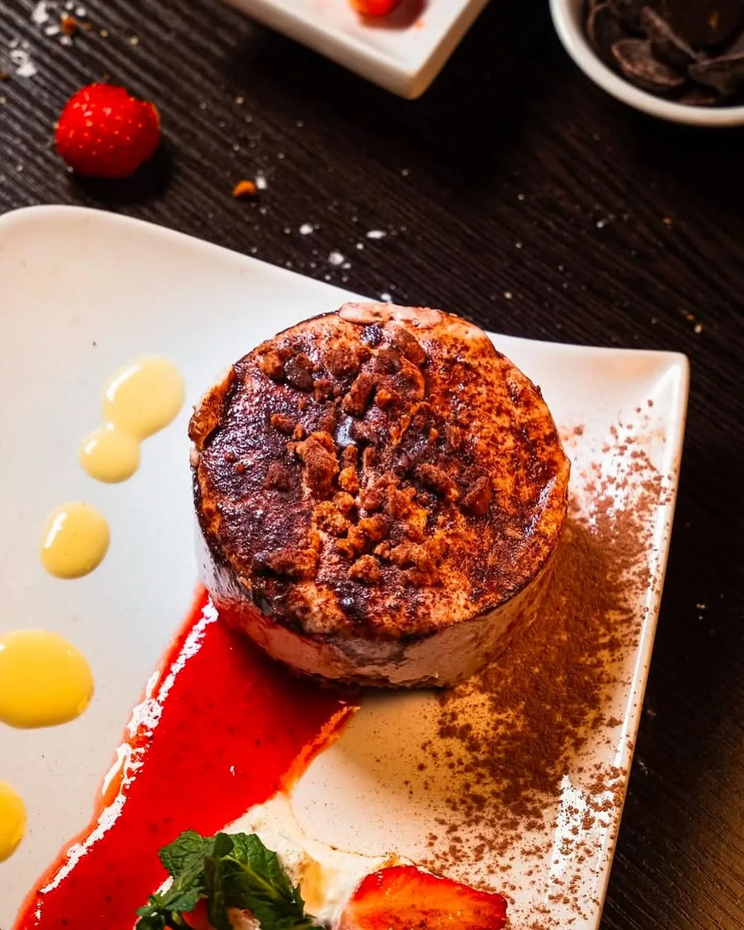 Cheesecake au chocolat — Le Petit Gourmet, restaurant français halal Paris 9